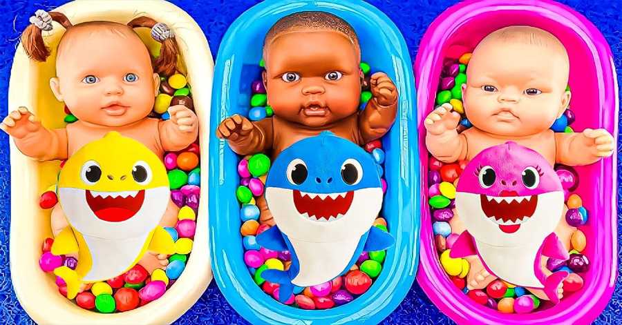 Distinguish colorful bath tubs! | Daily Free Kids Learning Quiz Games ...